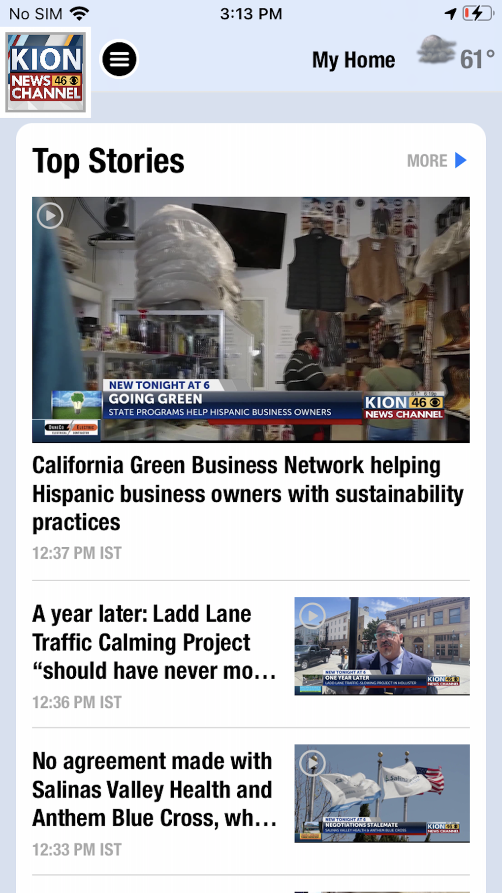 KION Central Coast News for iPhone - Download