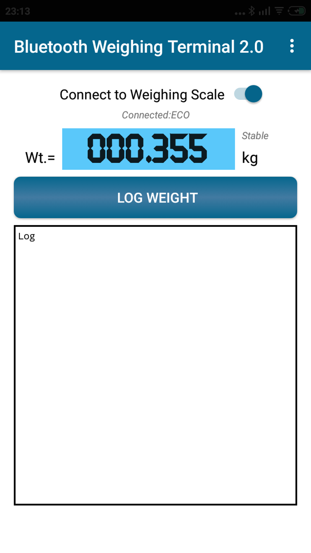 Bluetooth Weighing Scale Terminal 2.0 для Android — Скачать