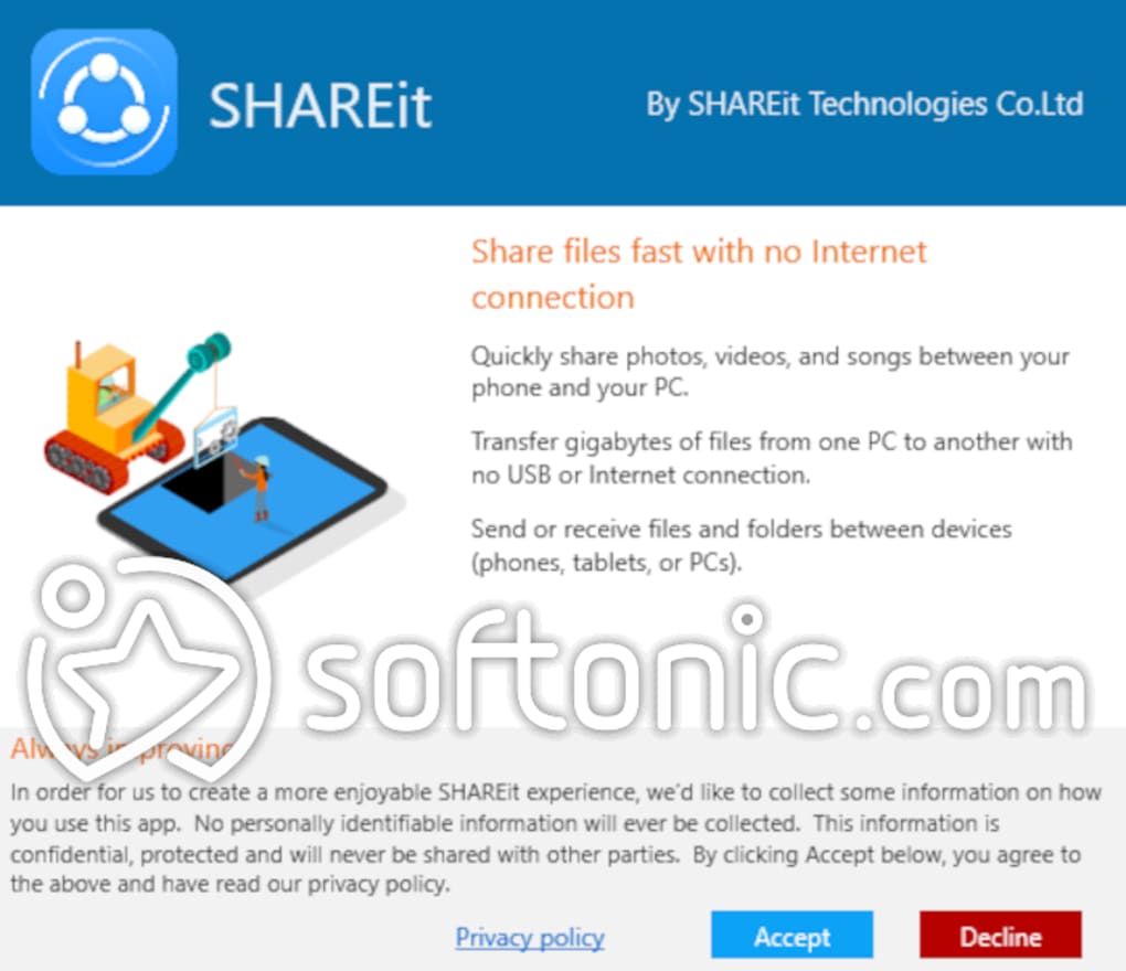 shareit app for laptop download