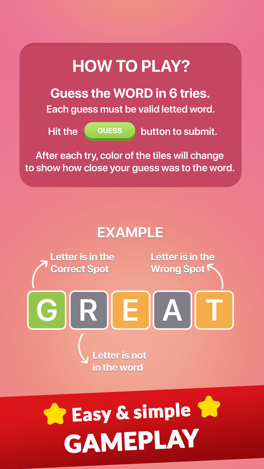 Word guess: A daily word game для iPhone — Скачать