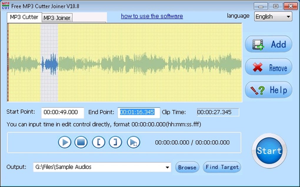 mp3 cutter joiner software