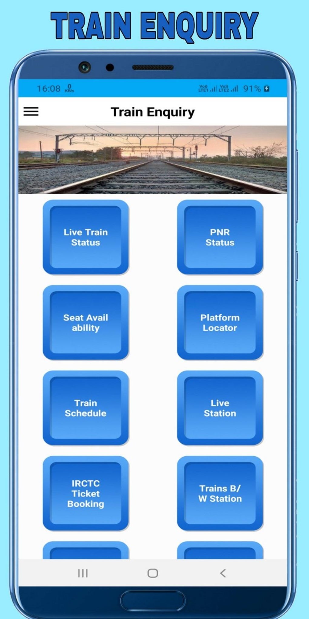 Train Enquiry Live Train PNR APK Pour Android - Télécharger