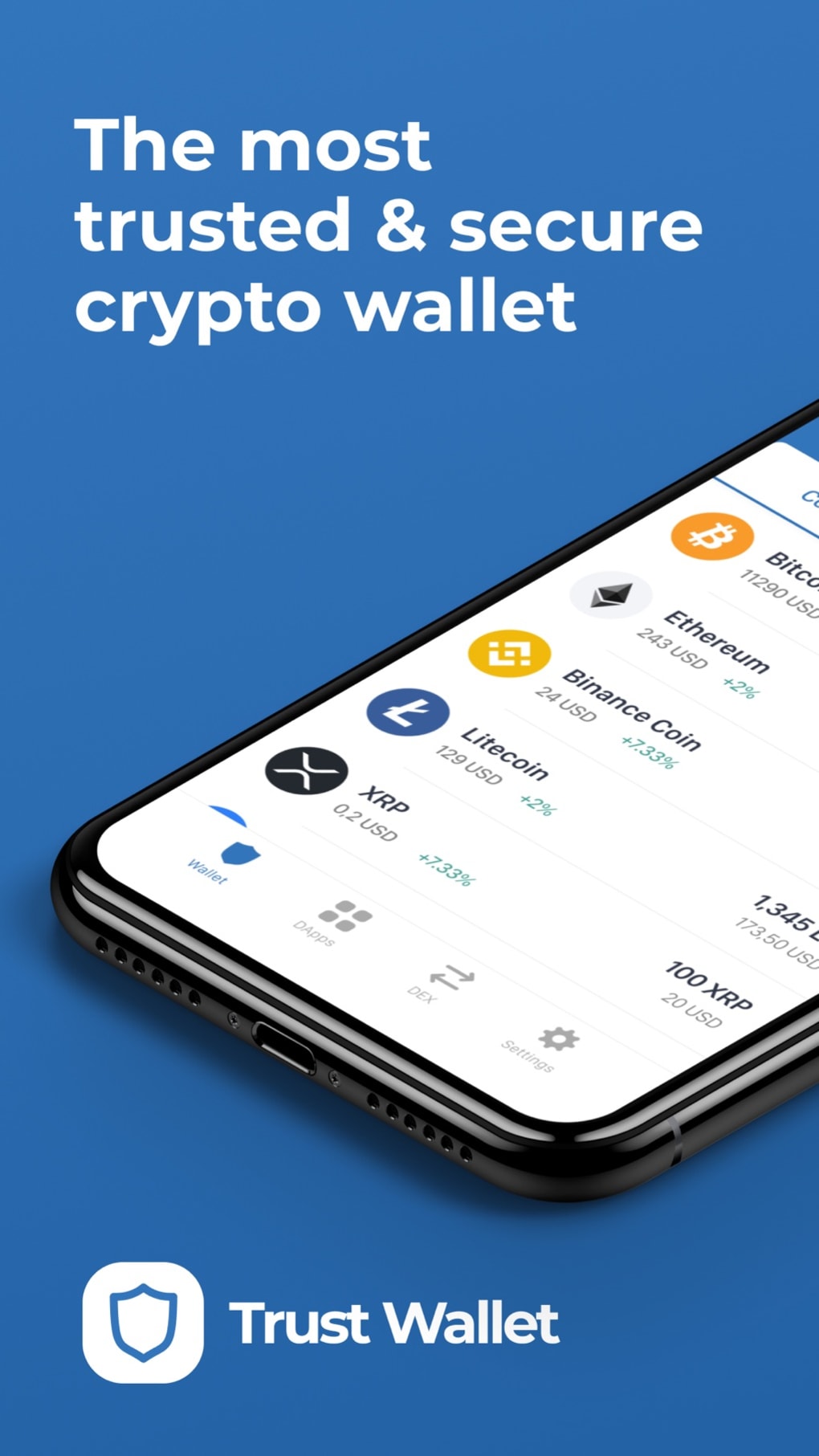 cryptos on trust wallet