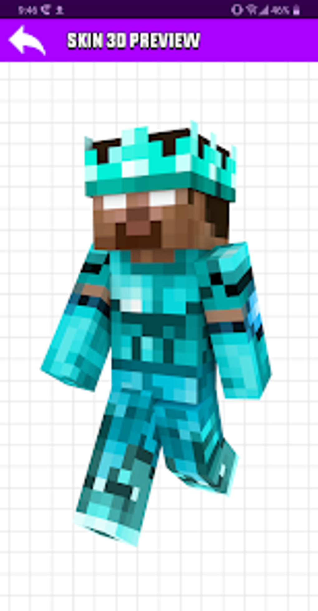 Herobrine (3D Diamond Armor)