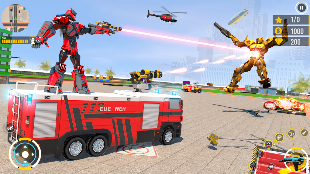 Fire Fighter Robot Truck APK for Android - Download