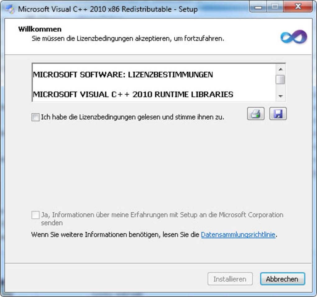 microsoft visual c++ 2010 redistributable package (x32)