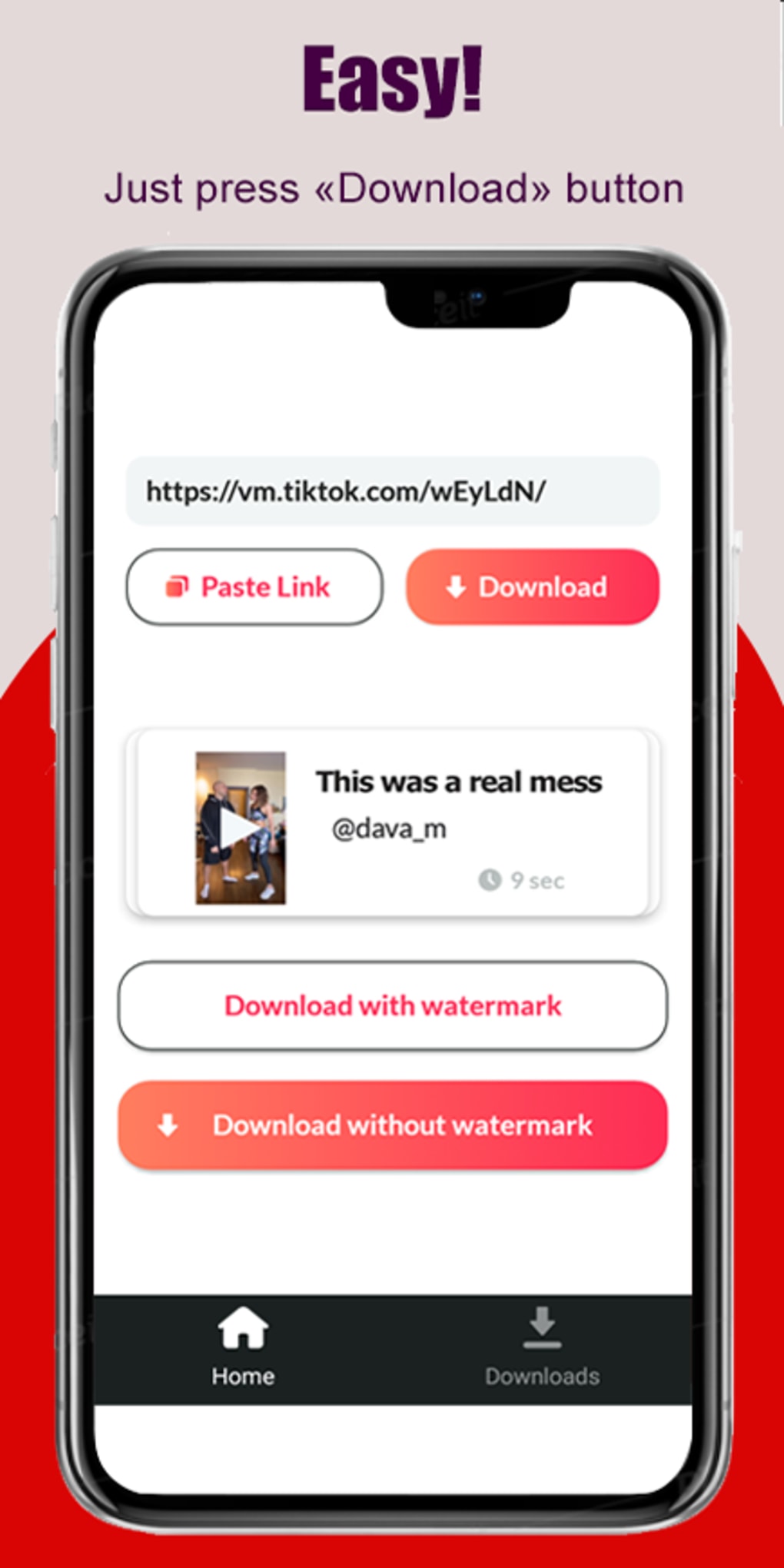 tiktok downloader without watermark app