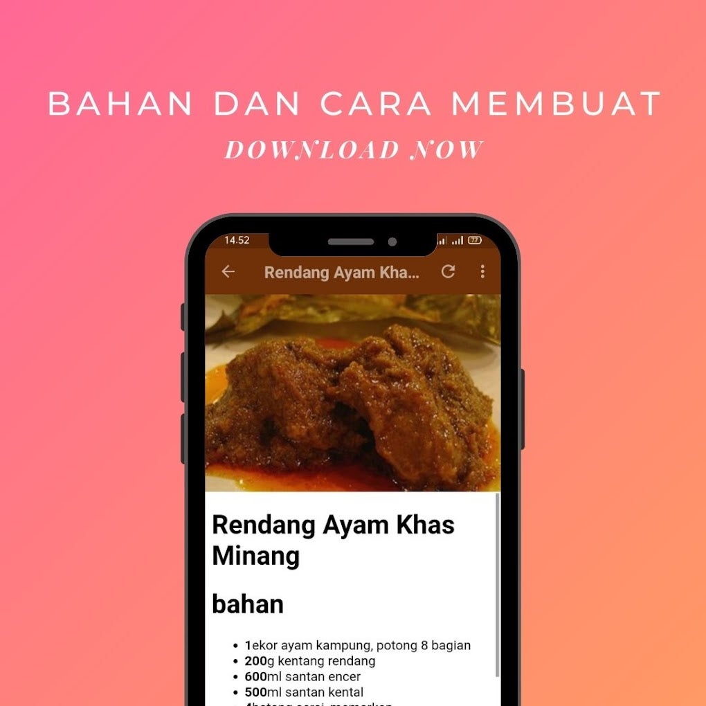 1000 resep makanan lengkap for Android - Download