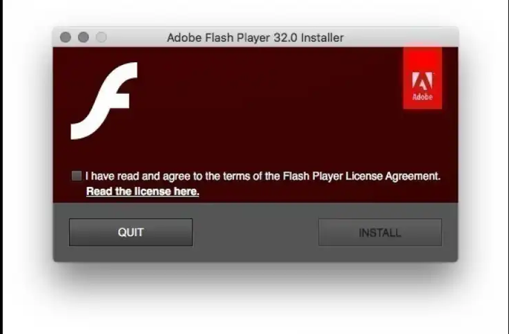 get flash player