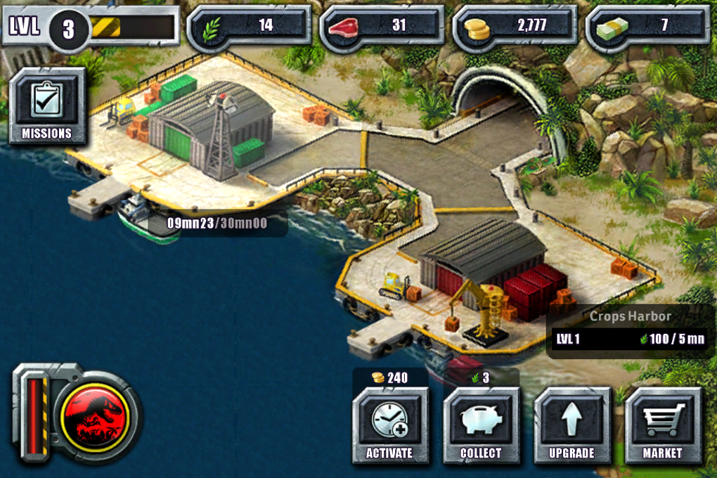 jurassic park builder game download