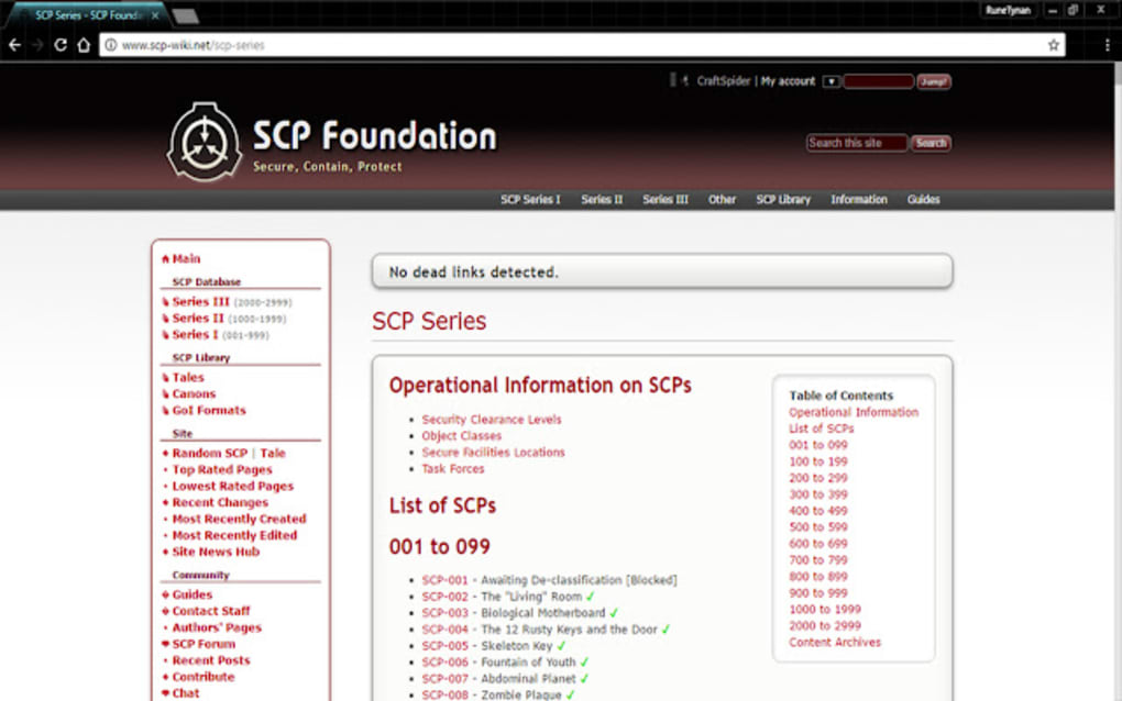 SCP-1000, Wiki Fundação SCP