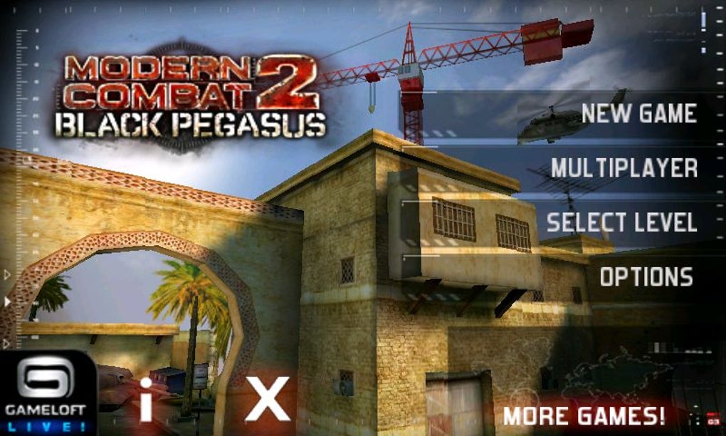 MODERN COMBAT 2 BLACK PEGASUS Jogo De Tiro Incrível Da Gameloft Para  Celular 