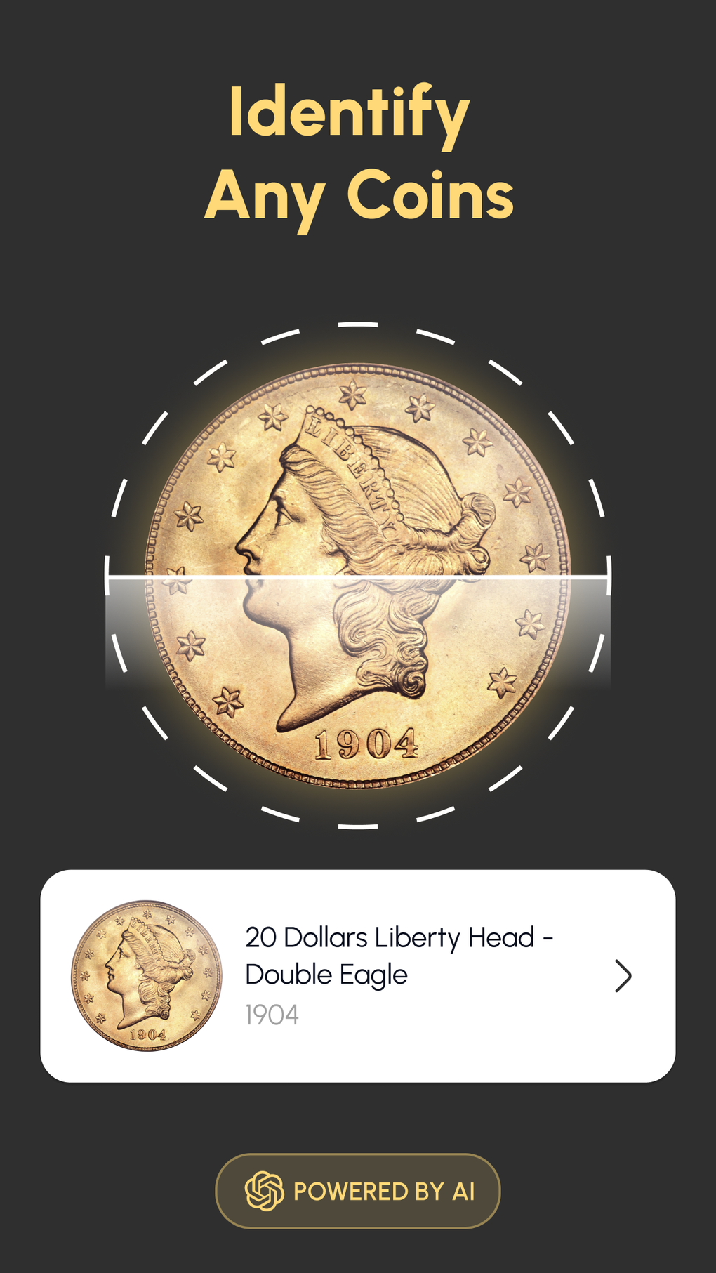 Coin Scanner Value Identifier For IPhone 