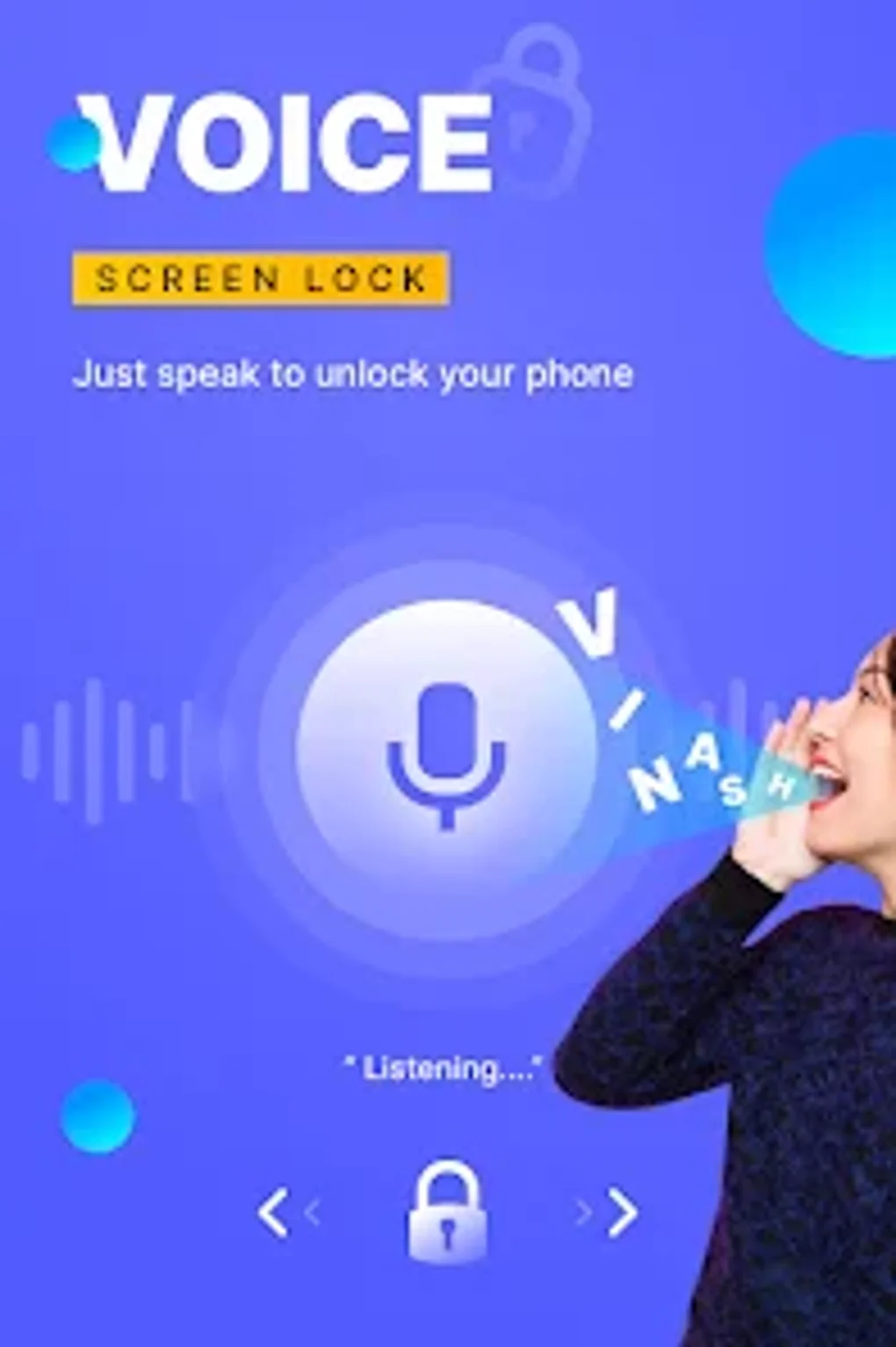 Voice Screen Lock - Voice Lock для Android — Скачать