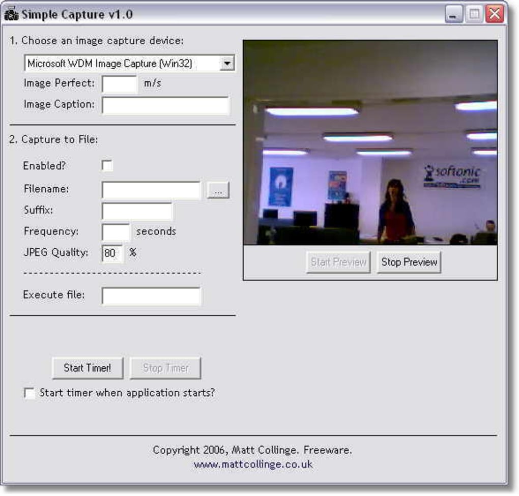 Curiosidad paralelo claro Simple Webcam Capture - Descargar