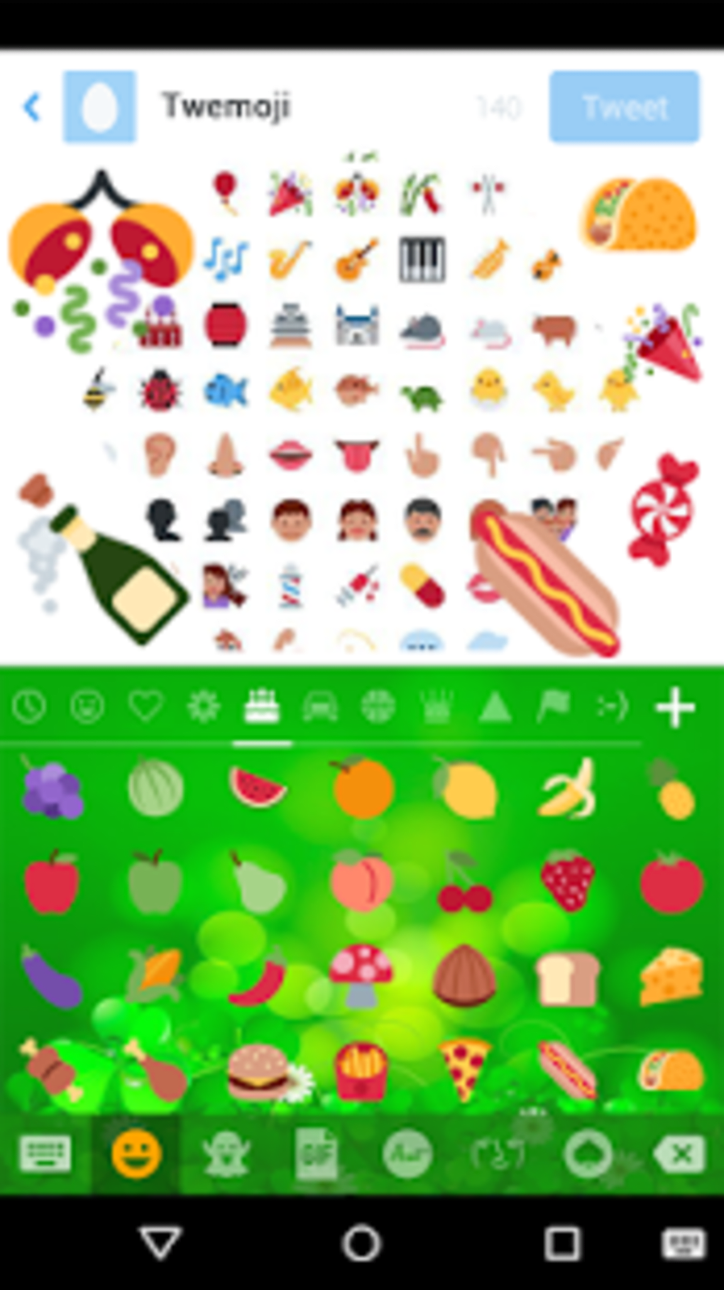 emoji keyboard cute emoji screenshot