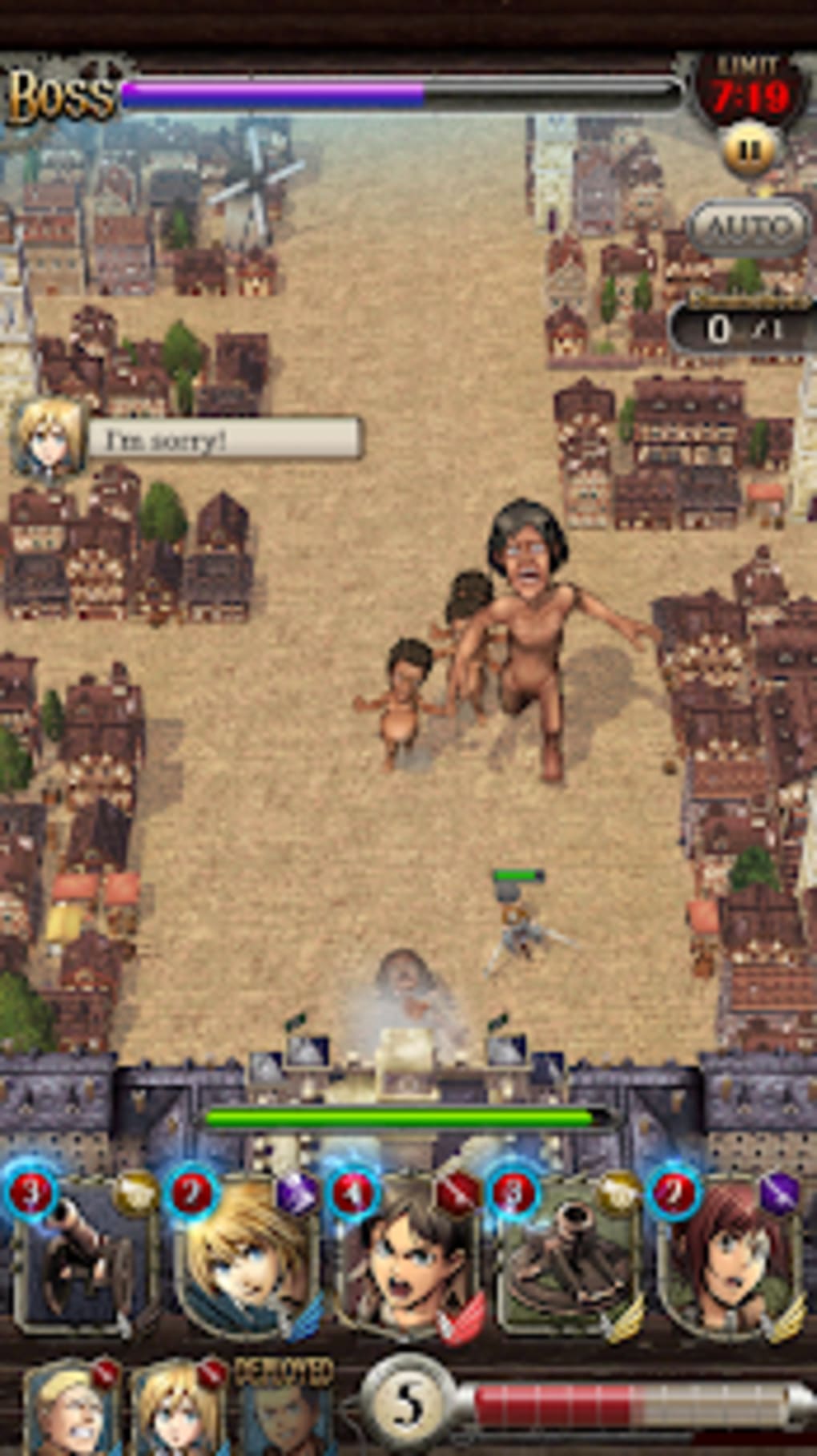 🔥 Download Attack on Titan: Assault 1.1.2 APK . 3D role-playing strategy  in the style of anime 