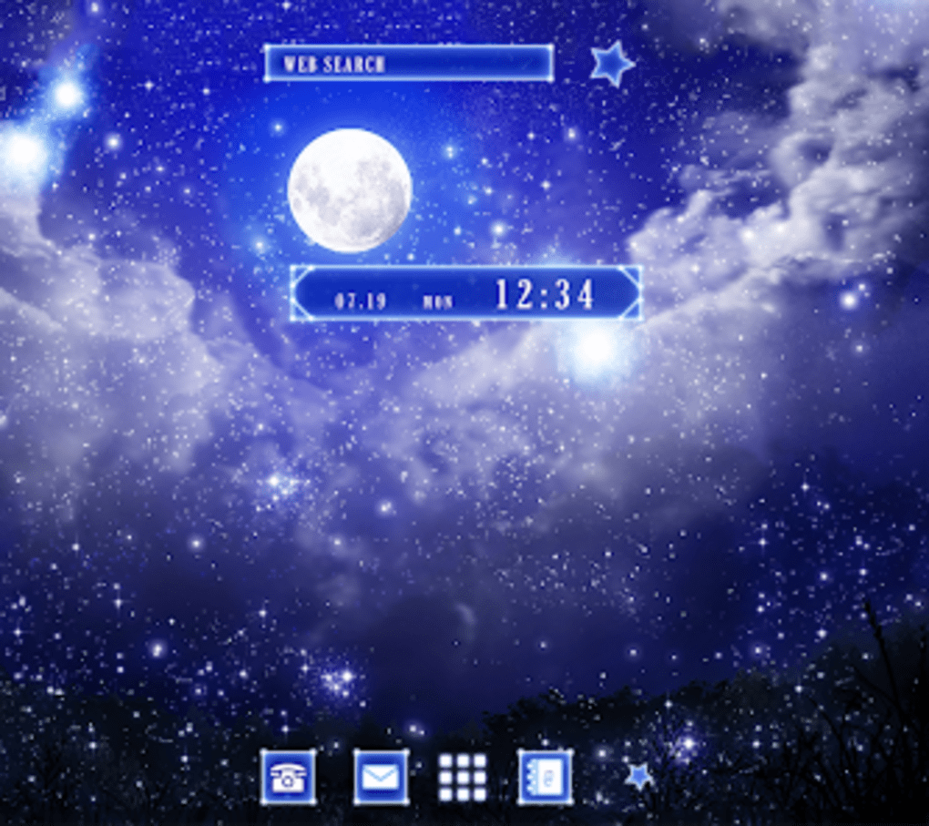 blue-moon-theme-pour-android-t-l-charger