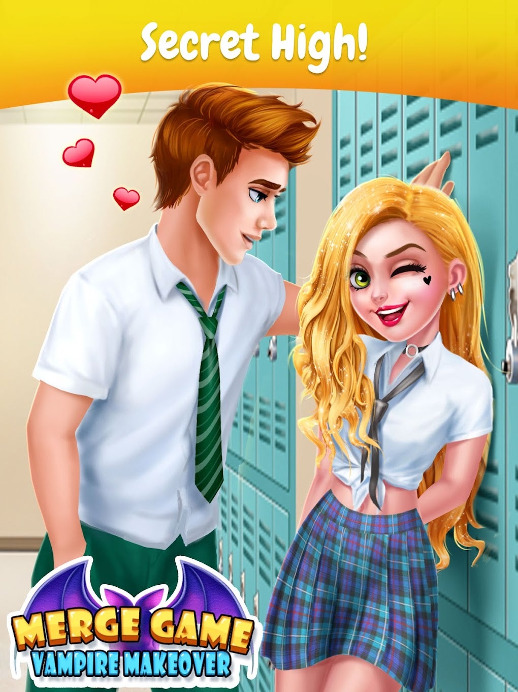 Secret High: Merge Make-Up Story Games For Girls для Android — Скачать