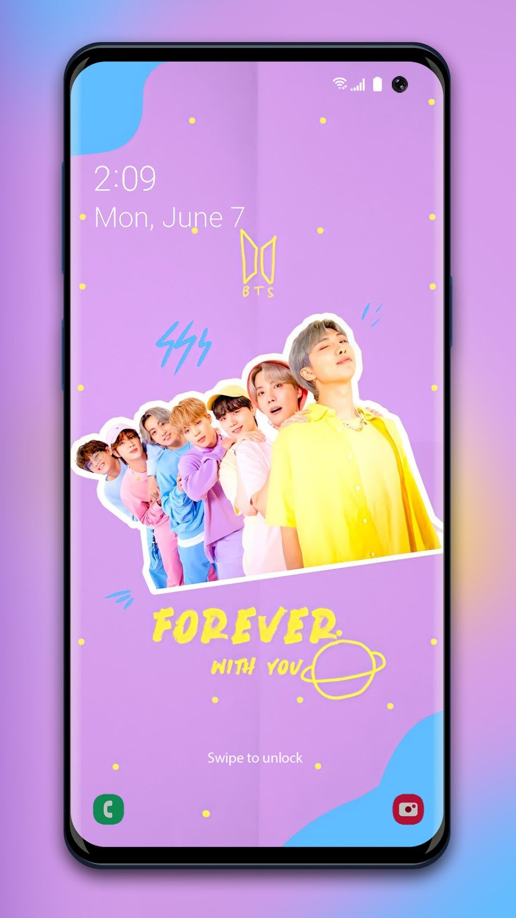 BTS Purple Wallpaper для Android — Скачать