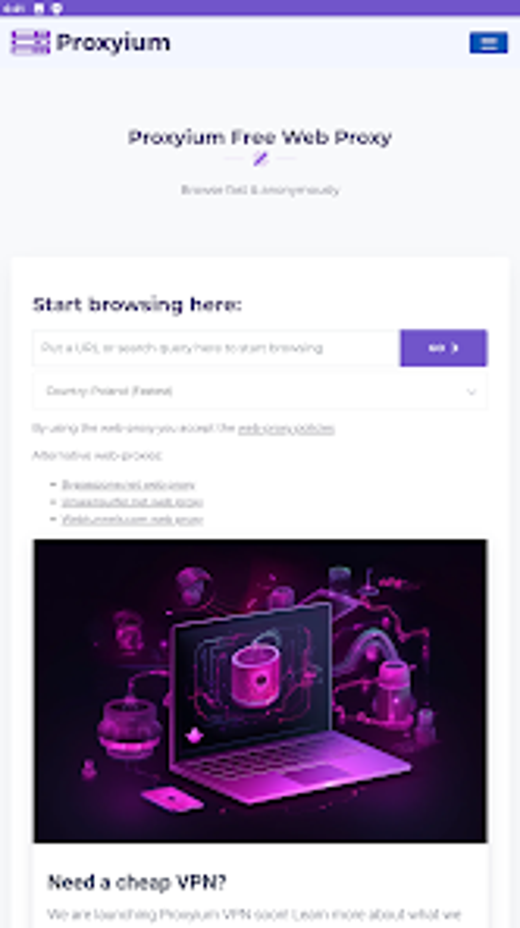 Proxyium Browser For Android Download Proxyium Browser For Android Download