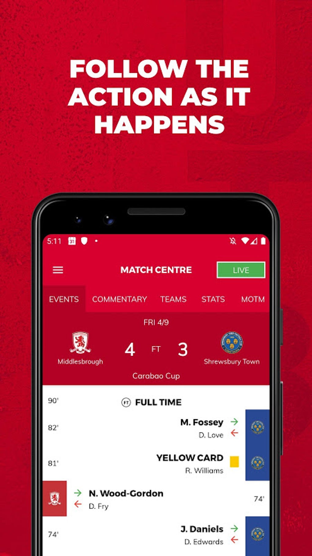 Middlesbrough FC Official APK for Android - Download