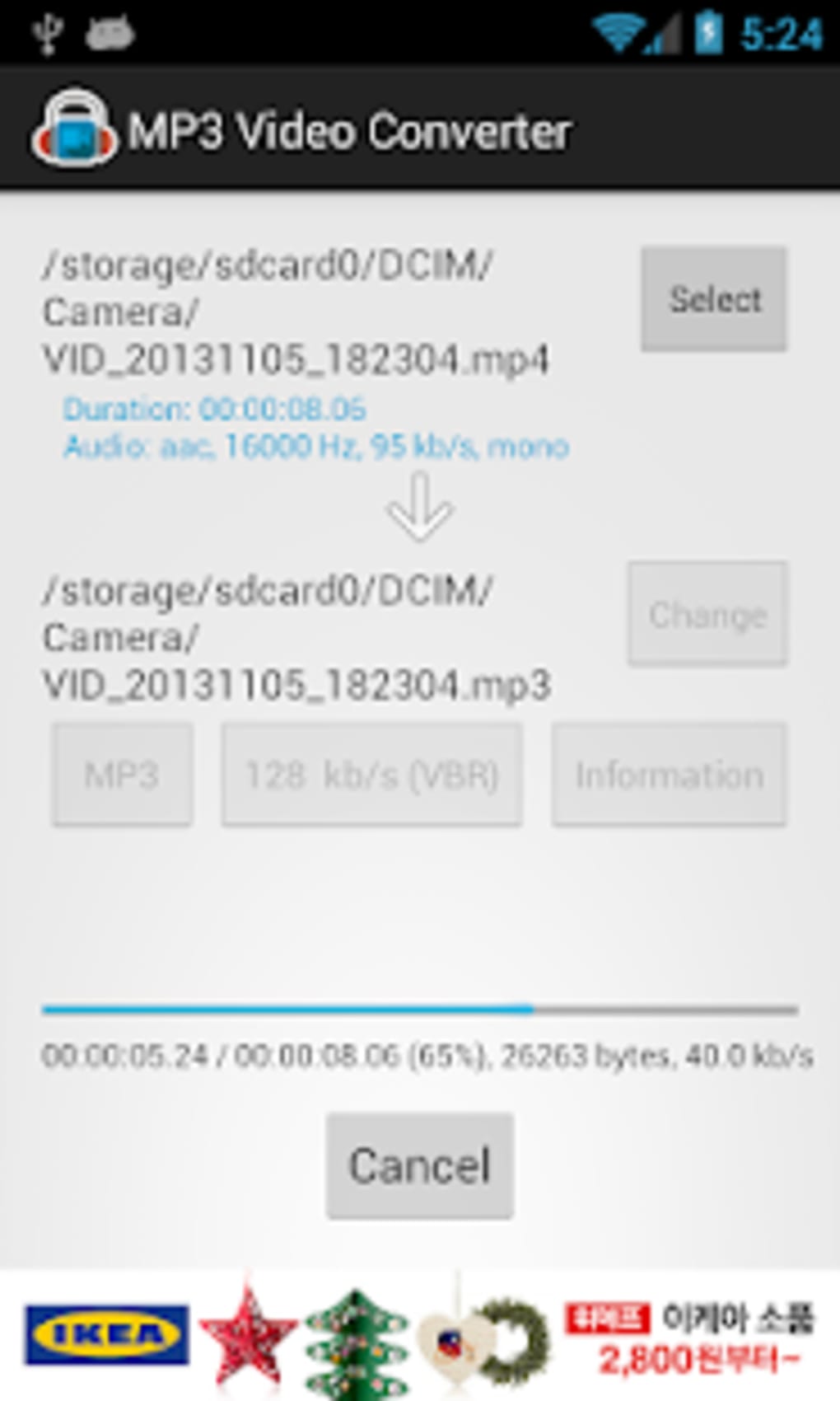 Download do APK de MP3 MP4 Video Converter para Android
