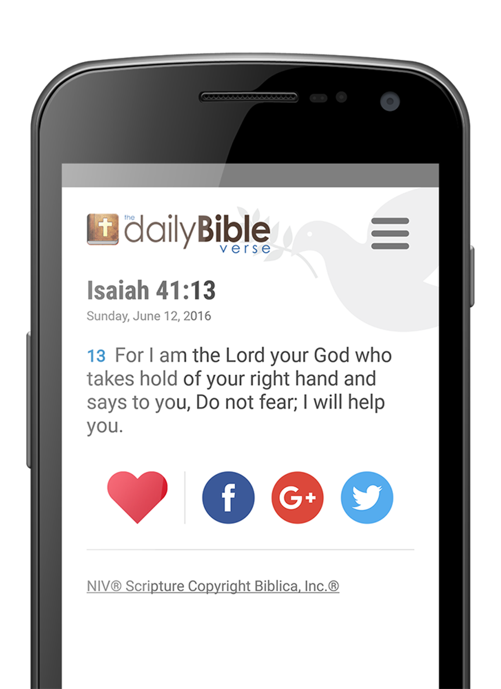 Daily Bible Verse Android 