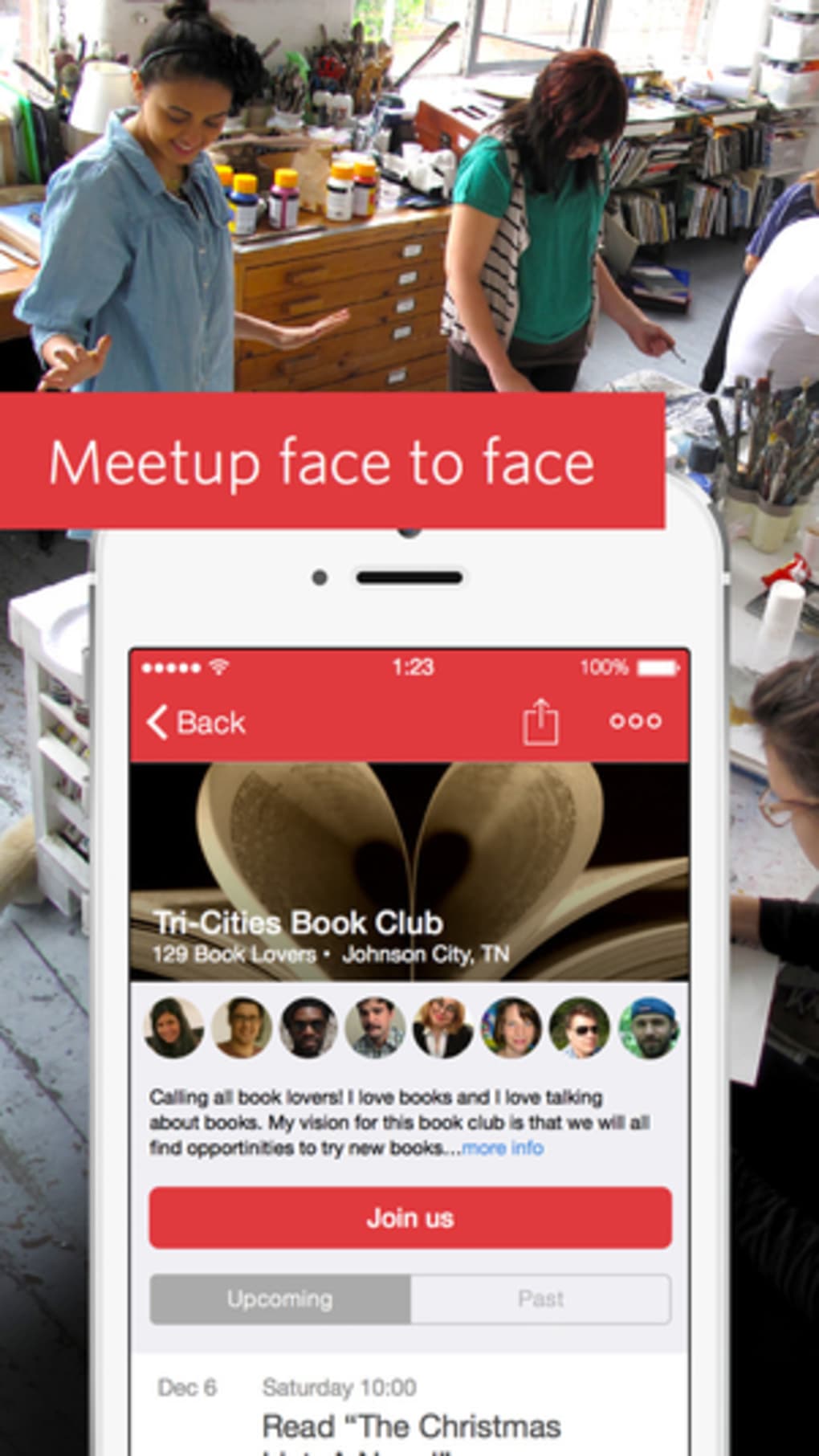 Meetup: Local groups events for iPhone - Download