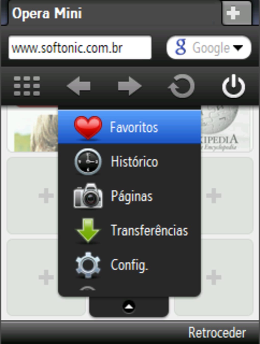 Opera Mini para Windows Mobile - Download