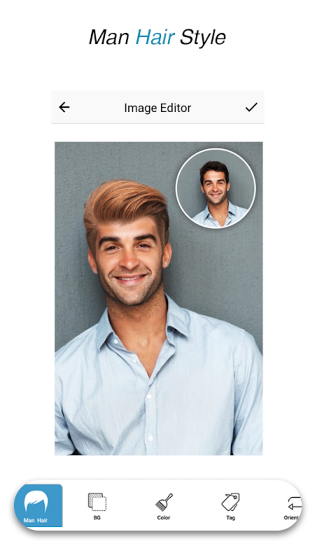 Man Hairstyle Makeover Editor:Amazon.com:Appstore for Android