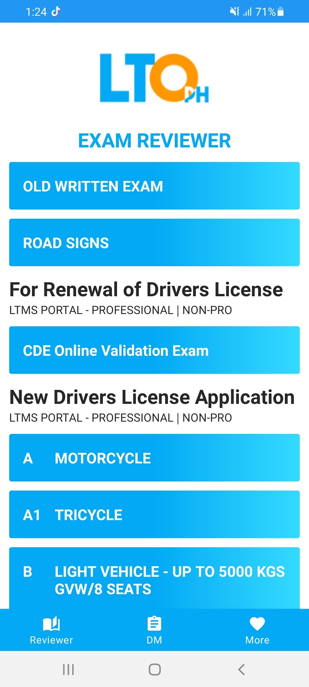 LTO PH LTMS Exam Reviewer APK Android 