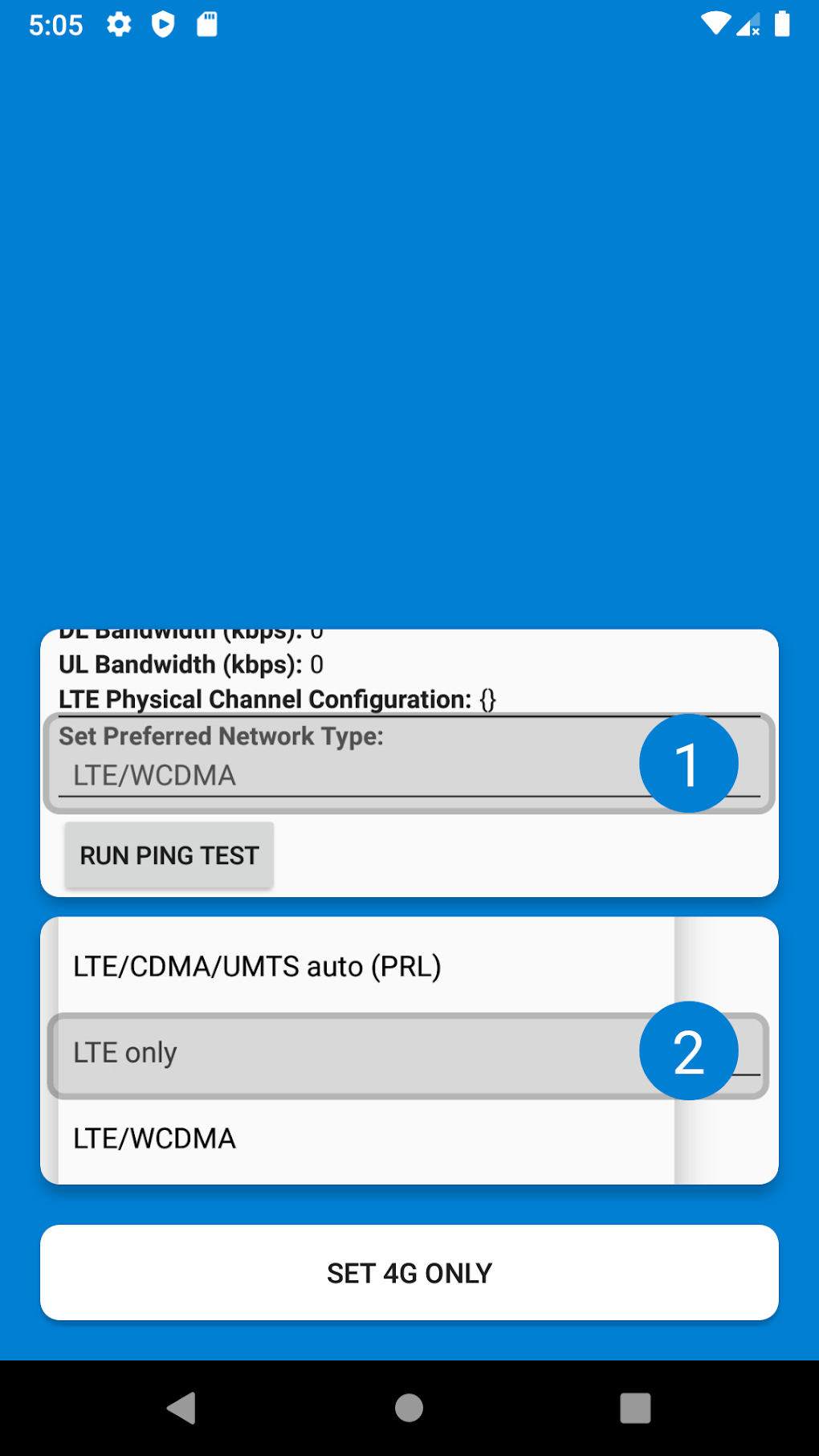 4G LTE network Only - Android 11 compatible APK для Android — Скачать