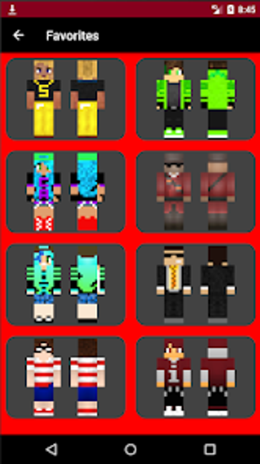 Android Youtubers Skins 