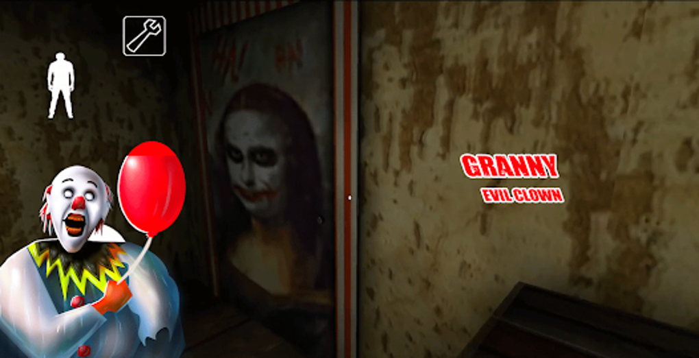 Play Granny Scary Clown game free online