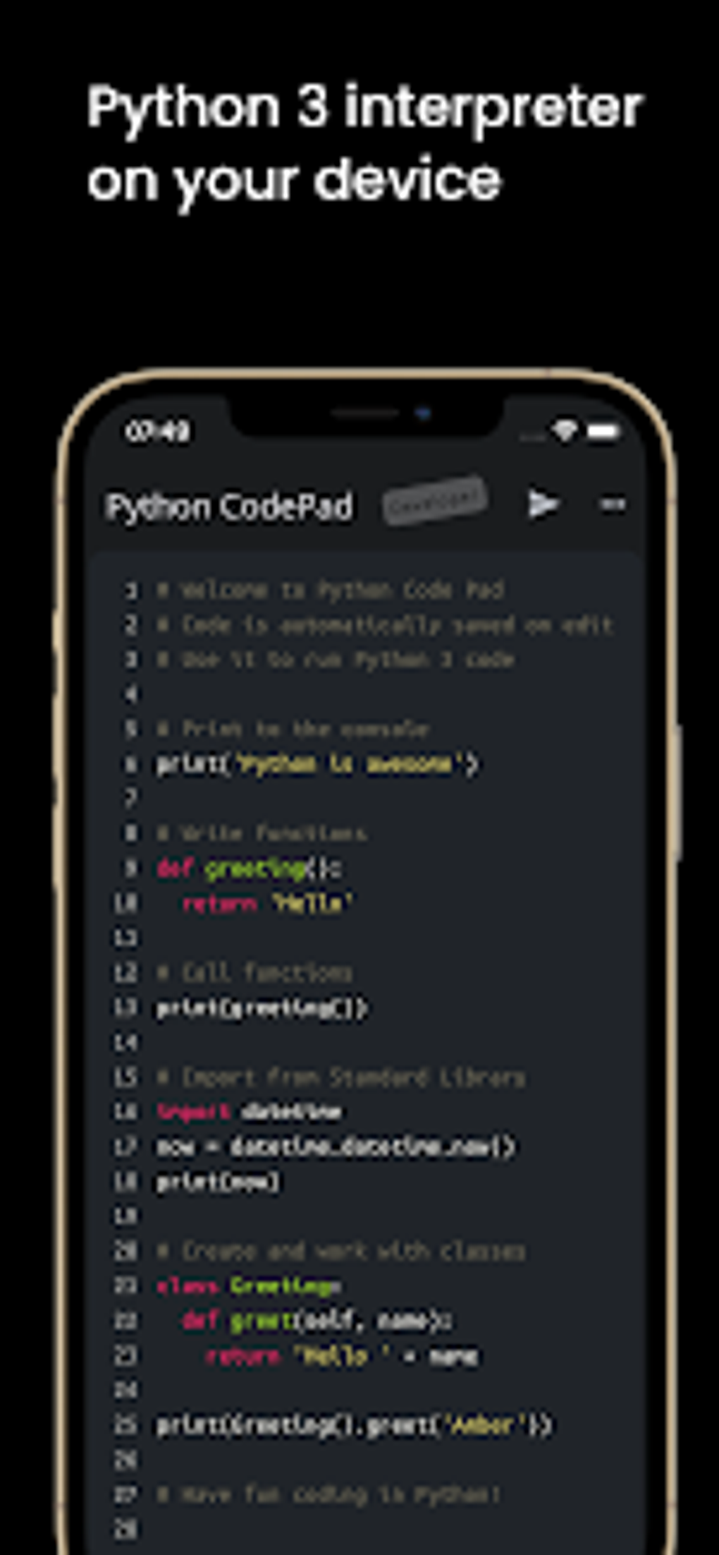 Compiler Python