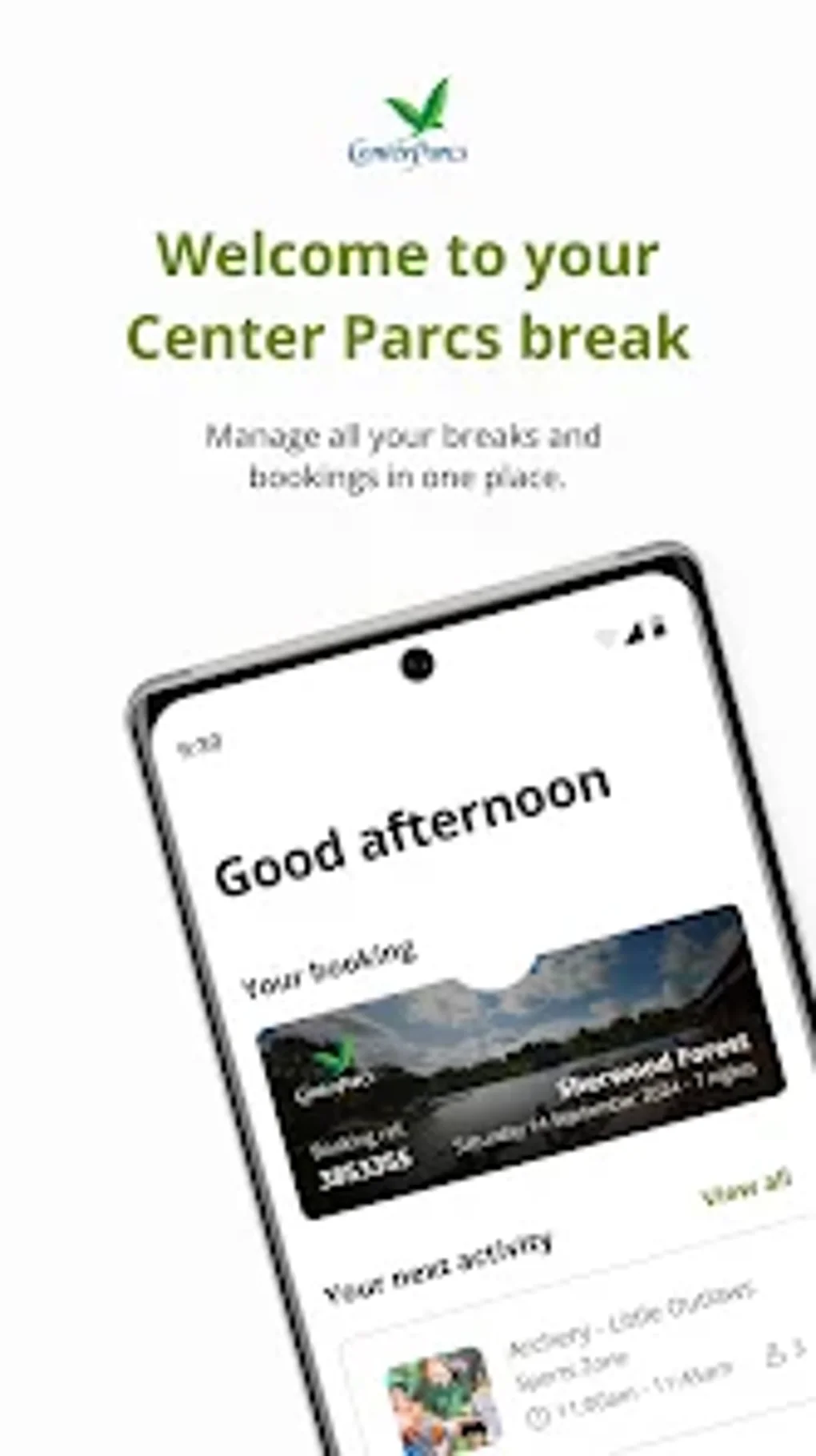 Center Parcs UK Ireland For Android Download Center Parcs UK Ireland For Android Download