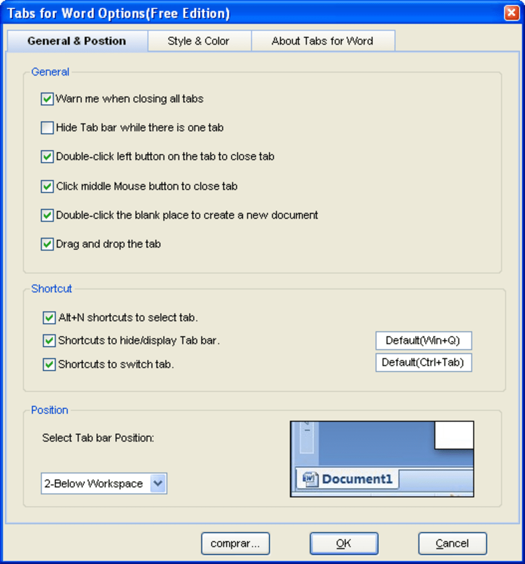Инструкция по установке и настройке Office Tabs для Windows
