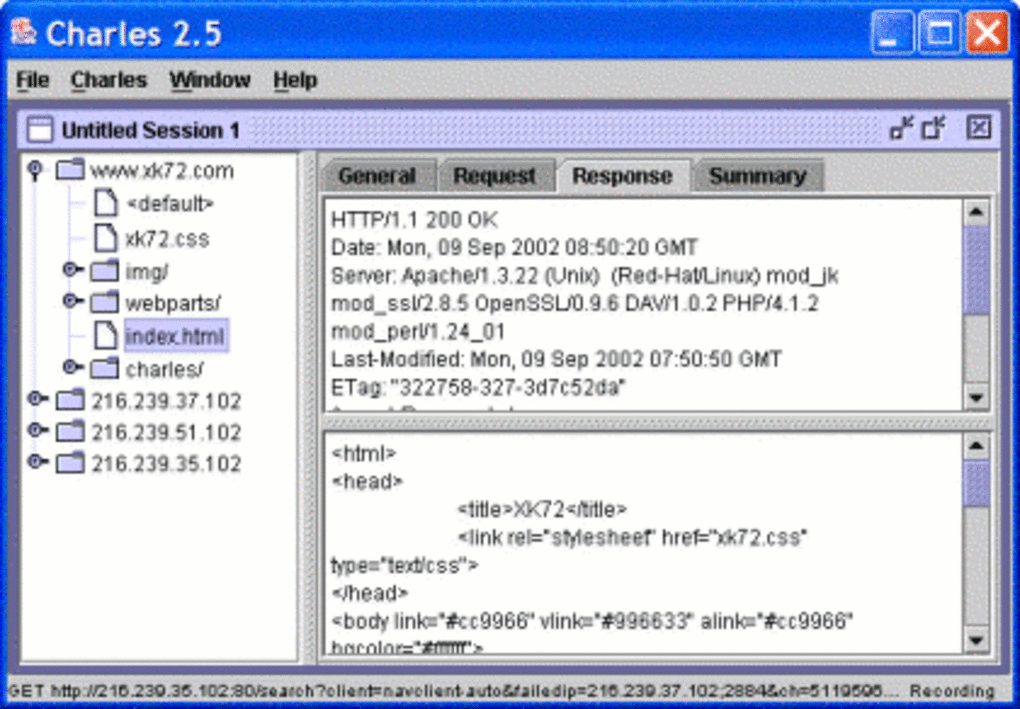 charles web debugging proxy 3.6.5