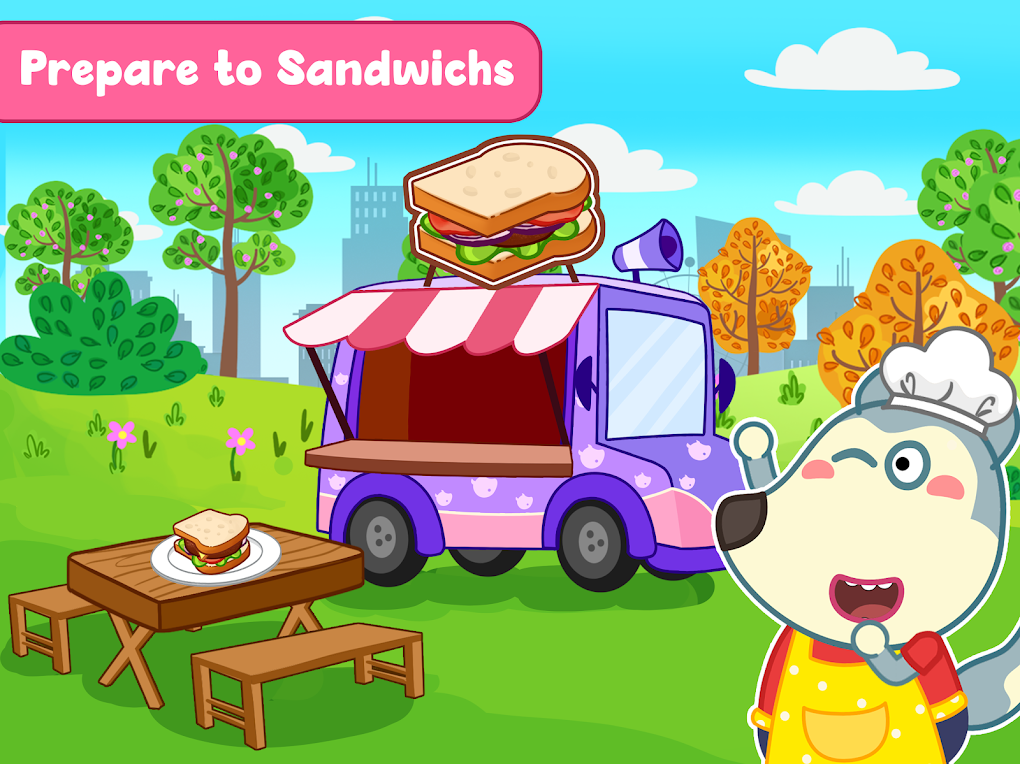 Wolfoo Cooking Game - Sandwich for Android - Download