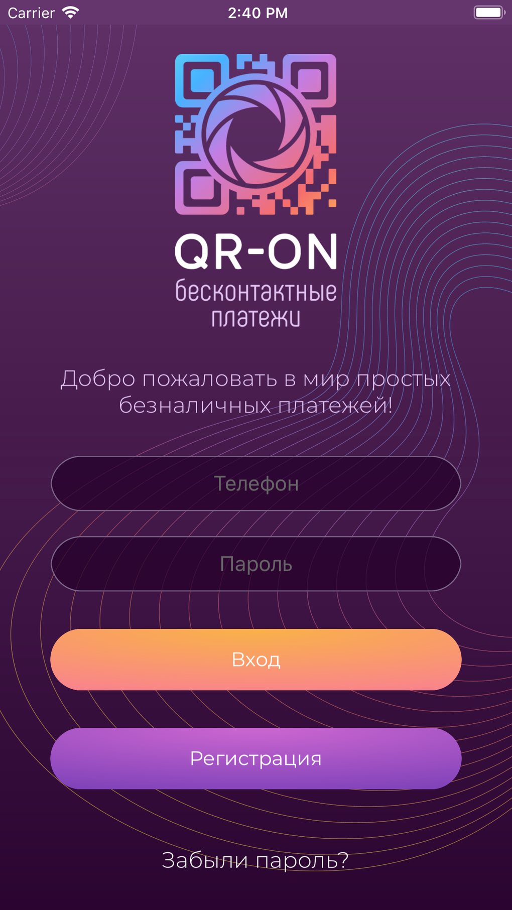 IPhone QR ON IPhone QR ON