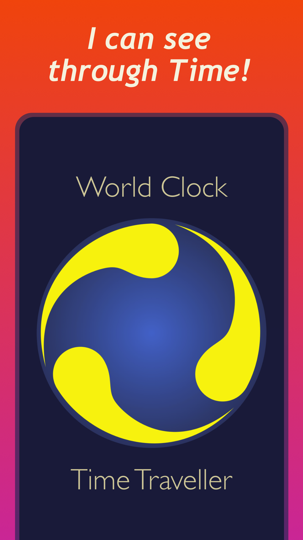 IPhone World Clock Time Traveler 