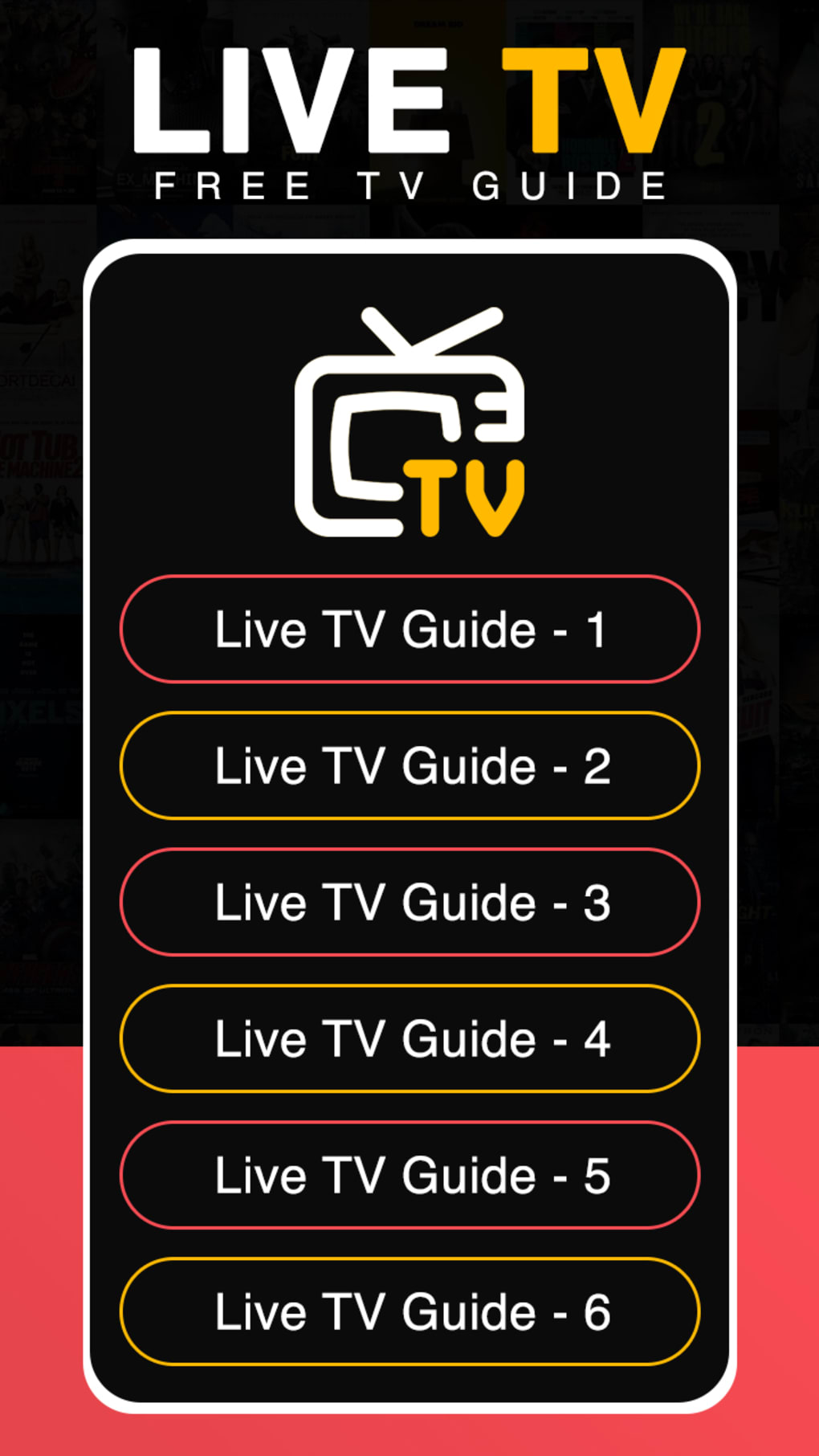 Picasso Live Tv show Movies and Cricket Guide for Android