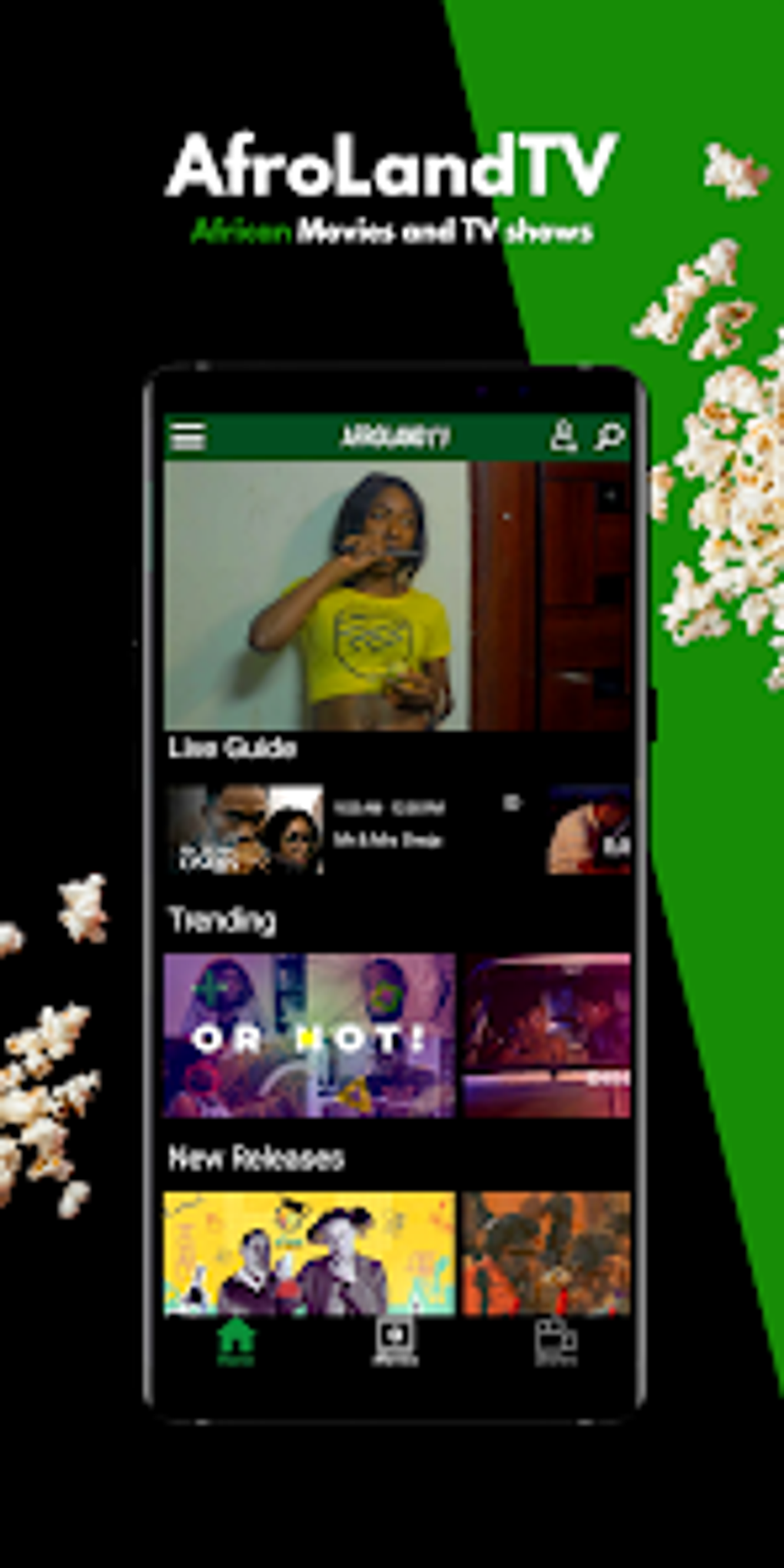 AfroLandTV для Android — Скачать