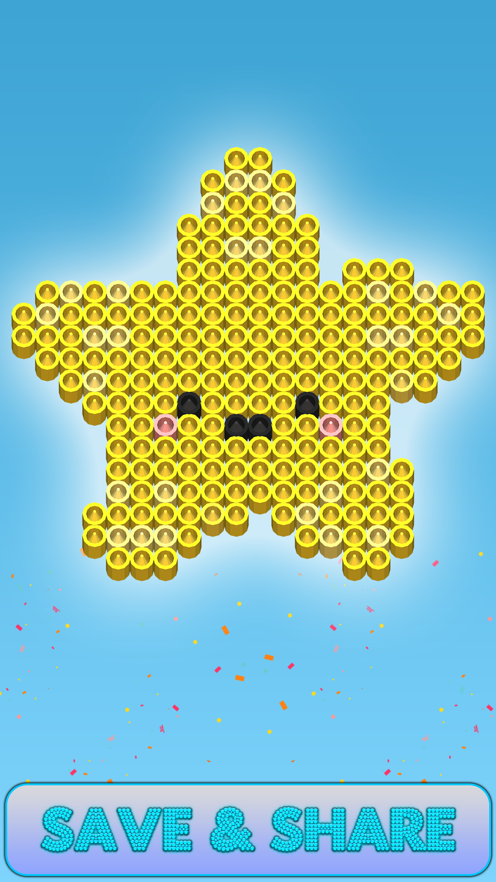 Hama Beads Color By Number For IPhone 