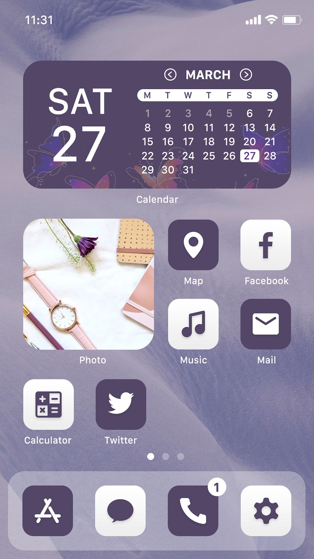 Wow Violet Theme - HD Theme для Android — Скачать