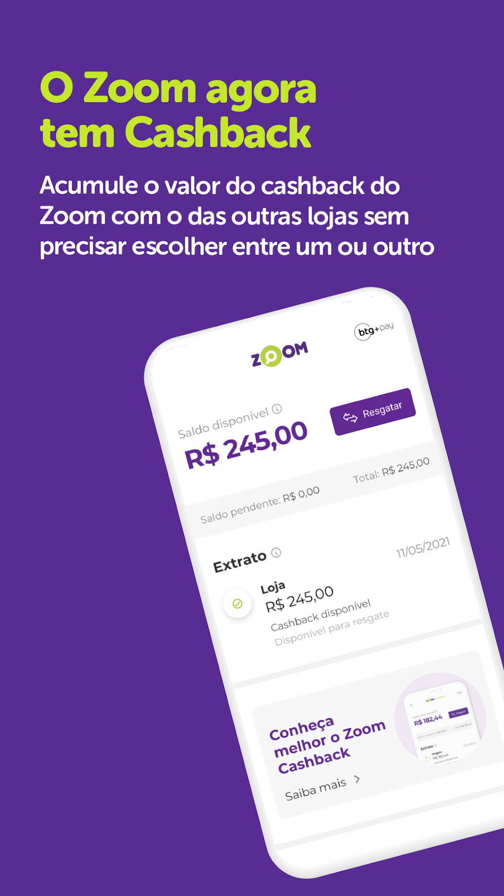 Zoom: Compare preços Cashback APK для Android — Скачать