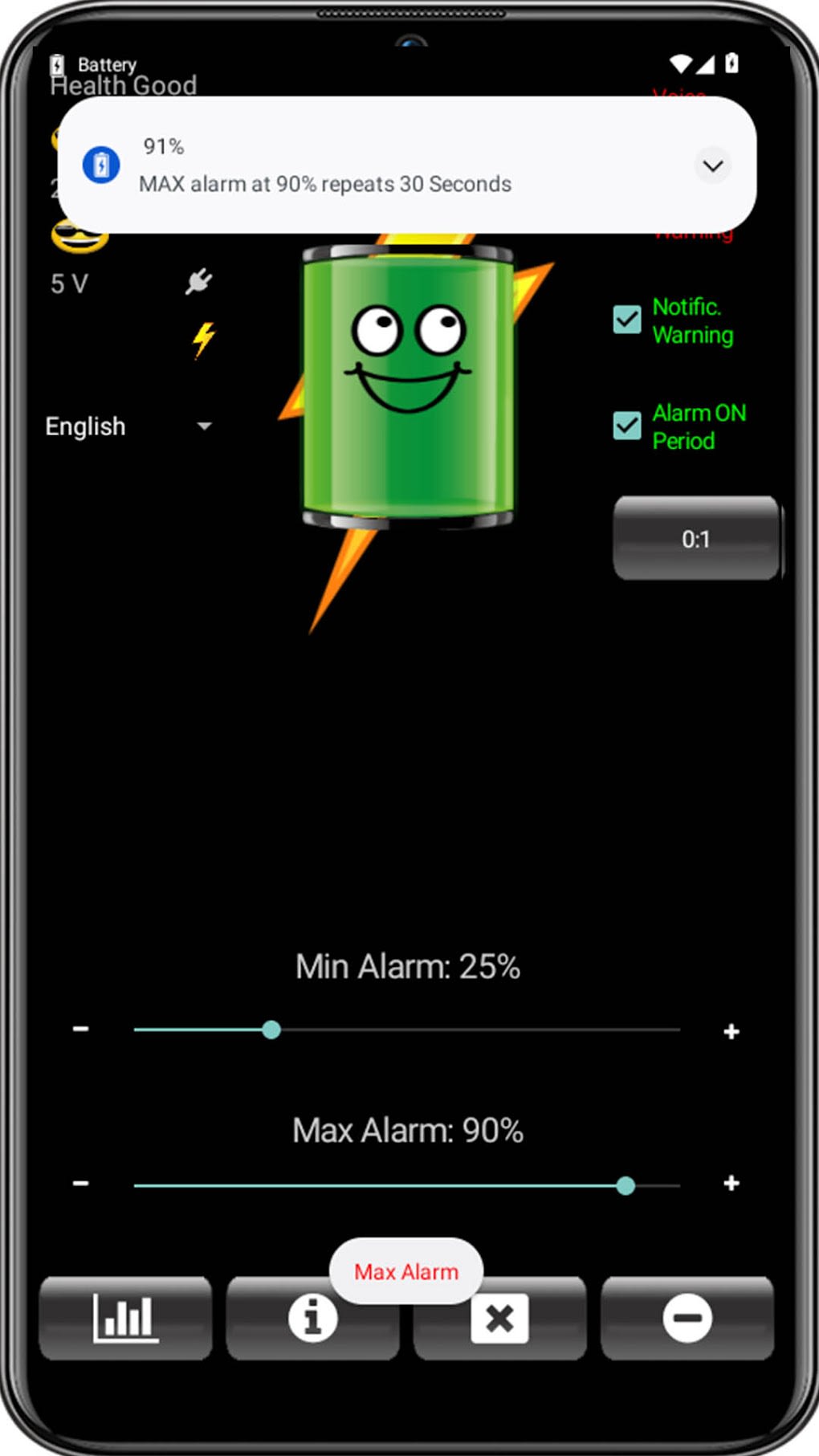 Battery alarm. Батарея для сигнализации. Low Battery screenshot. Low Battery Voice.