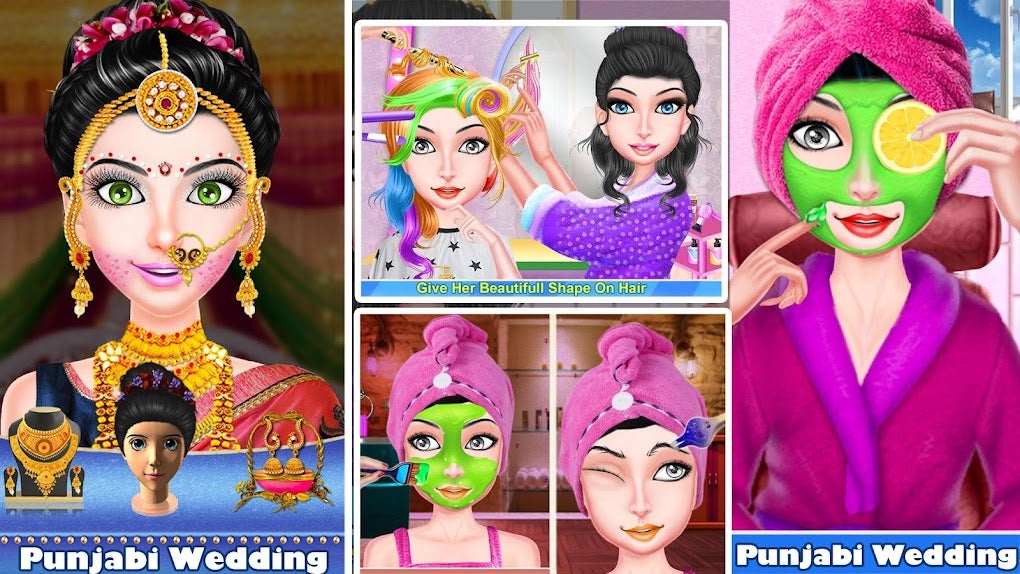 Indian Wedding Stylist - Makeup Dress Up Girls For Android - Download