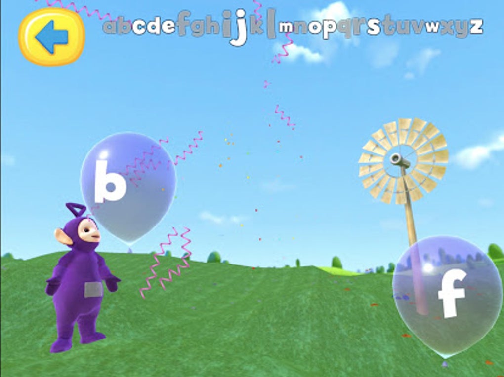 teletubbies balloon pop game